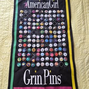 American Girl Grin Pins Banner